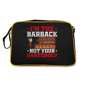 At The Barback Not Your Bartender - Retro Bag - black/gold - Back