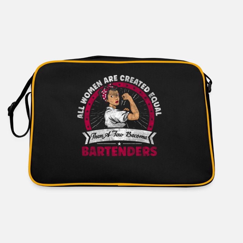 Just A Few Become Bartenders Funny Bartender Retro Bag