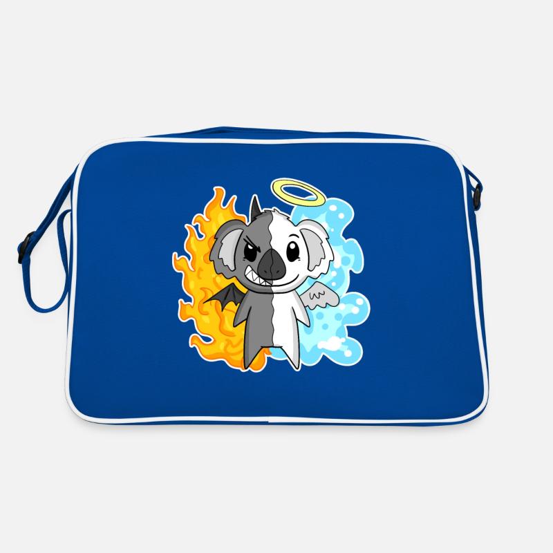 Koala - Engel und Teufel Retro Tasche
