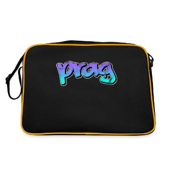 Prague - Retro Bag - black/gold - Back
