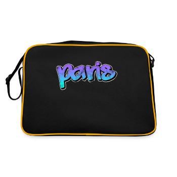 Paris - Sac Retro - noir/or - Dos
