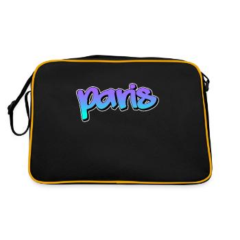Paris - Sac Retro - noir/or - Dos