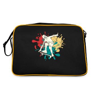 Skater - Retro Bag - black/gold - Back