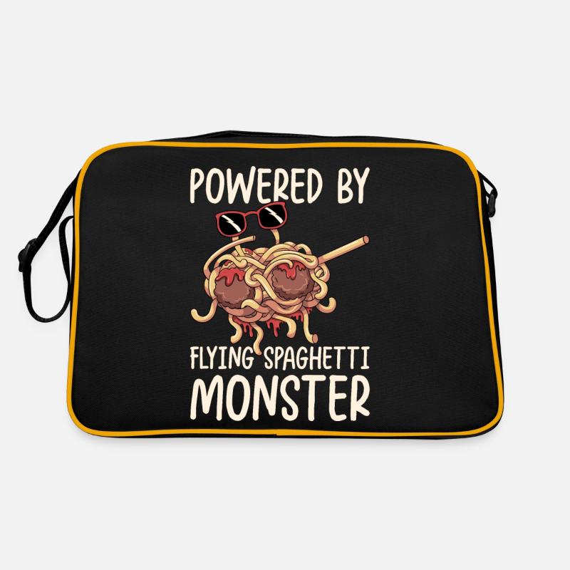 Dabbing Flying Spaghetti Monsters Pastafarian Sac Retro
