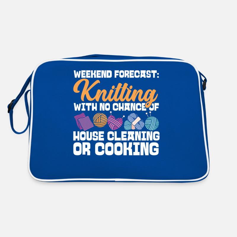 Knitting Knitter Weekend Forecast: Retro Tasche