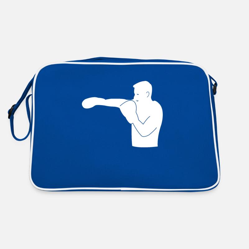 Boxer Silhouette Retro Tasche