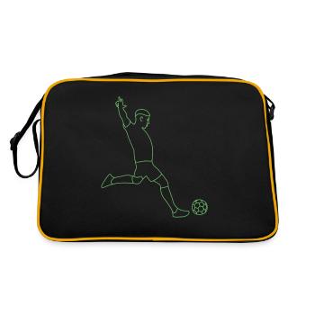 Footballeurs - Sac Retro - noir/or - Dos