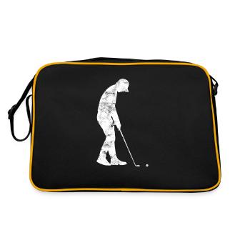 Gulf - Retro Bag - black/gold - Back