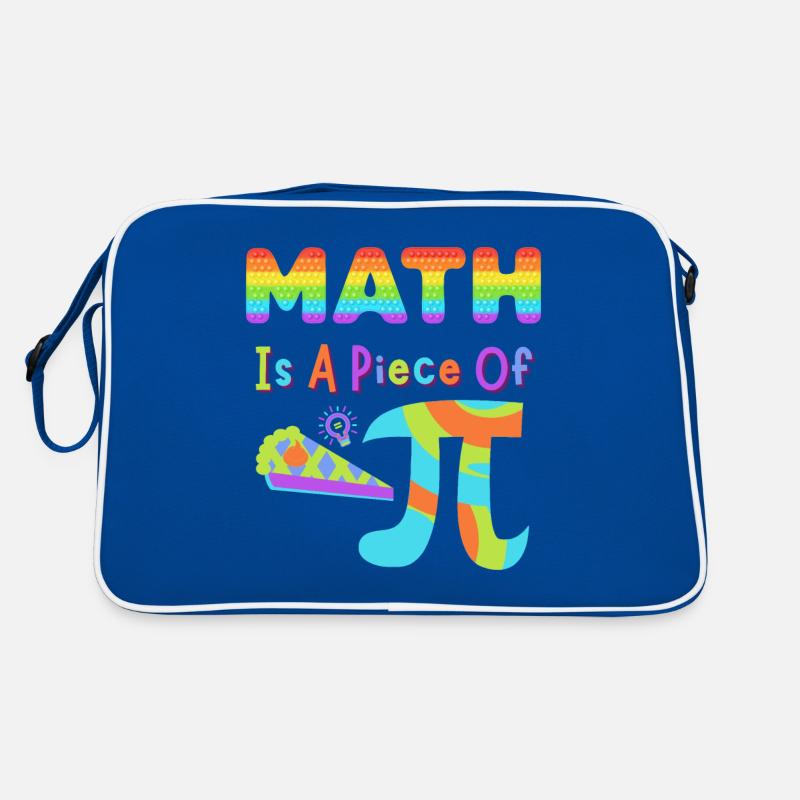 Pi Day 2023 Math est un morceau de lettres arc-en-ciel Pi Sac Retro
