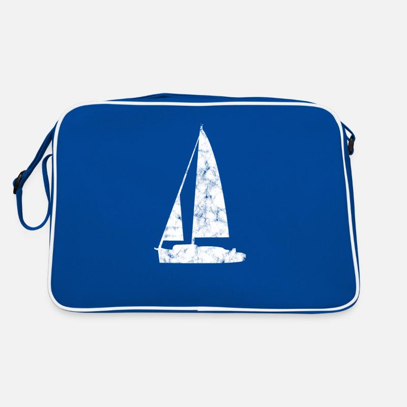 Silhouette de voilier Sac Retro