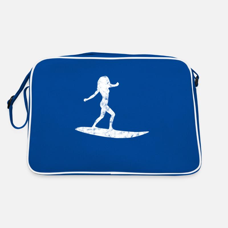 Silhouette de snowboard Sac Retro