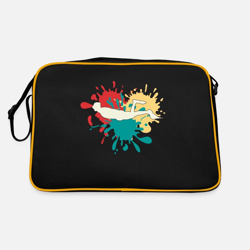 Silhouette de plongée Sac Retro