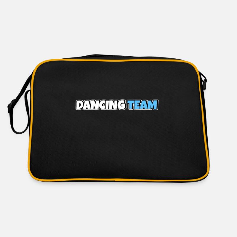 Dancing Team - Retro Tasche - Schwarz/Gold