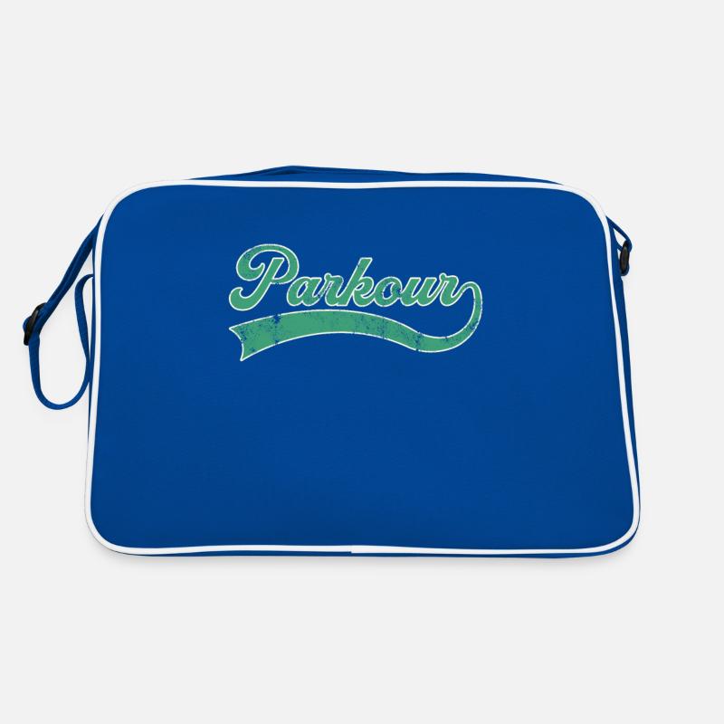 Lettrage Parkour Sac Retro
