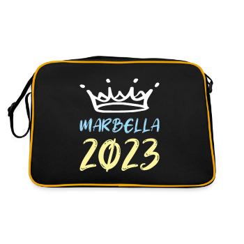 Marbella 2023 - Sac Retro - noir/or - Dos
