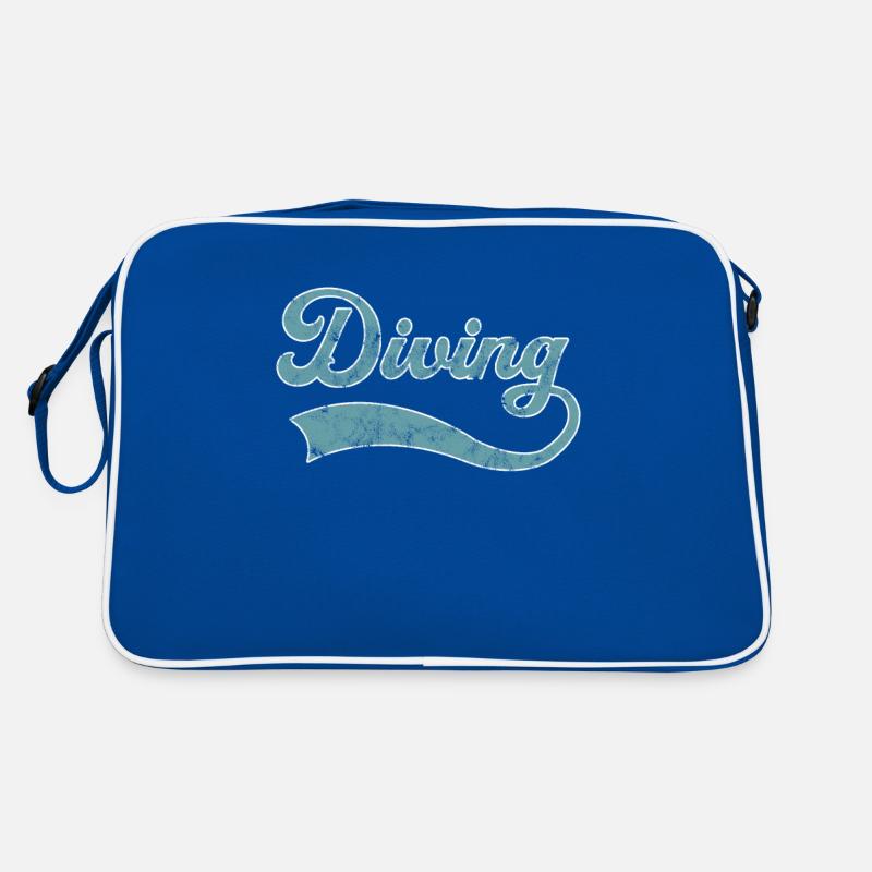 Lettrage de plongée Sac Retro
