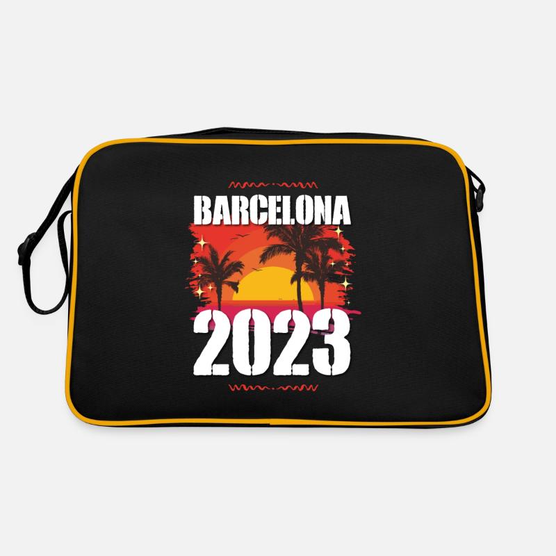 Barcelona 2023 Retro Tasche