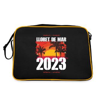 lloret de mar 2023 - Retro Bag - black/gold - Back