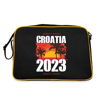 Croatie 2023 - Sac Retro - noir/or - Dos