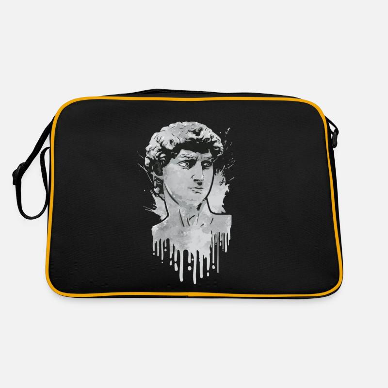 Esthétique gothique finlandaise Gothique David Statue Goutte à goutte Sac Retro