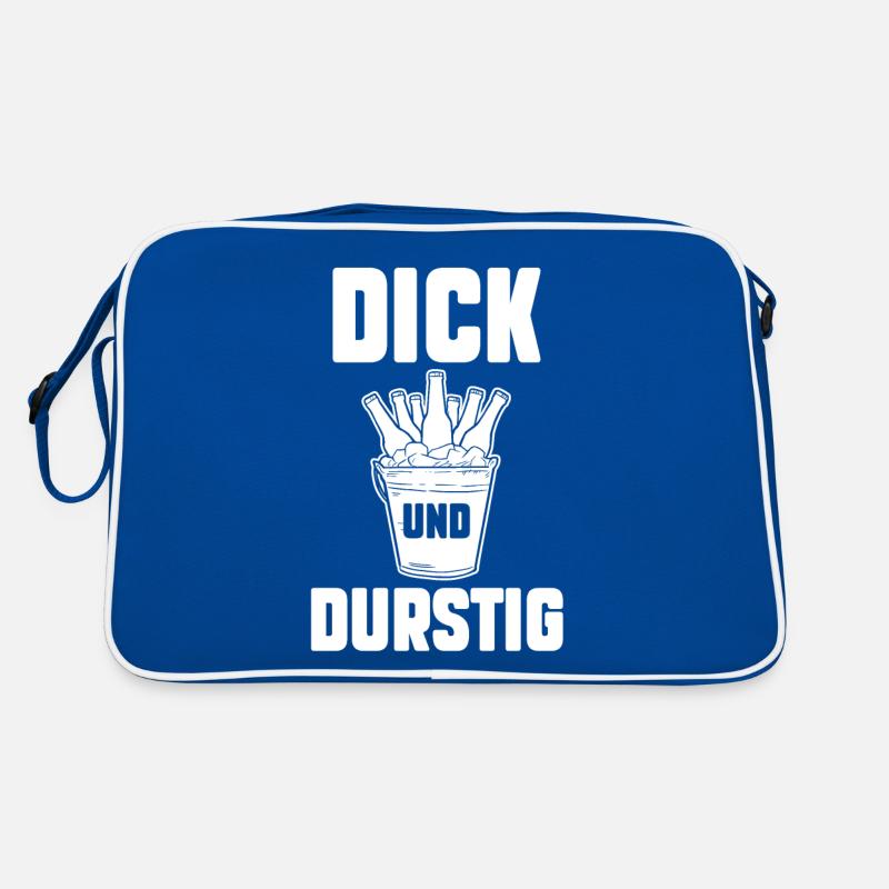 Dick Und Durstig Bier Retro Tasche