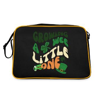 Cultiver un petit trèfle de la Saint-Patrick - Sac Retro - noir/or - Dos