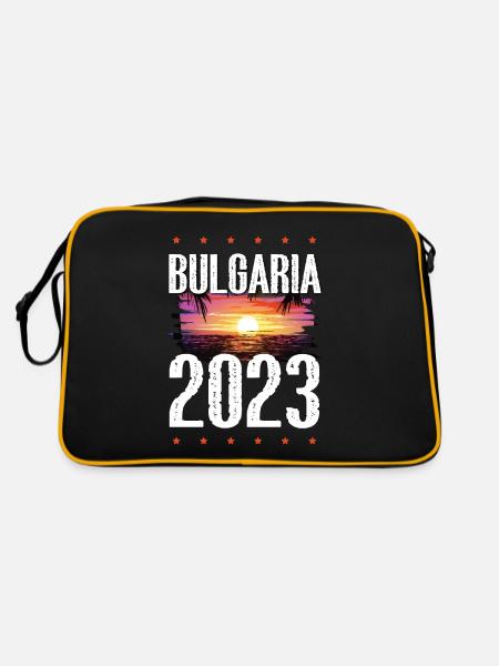 Bulgaria 2023 - Retro Bag - black/gold - Back
