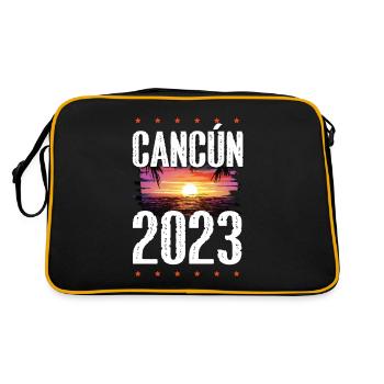 Cancun 2023 - Retro Bag - black/gold - Back