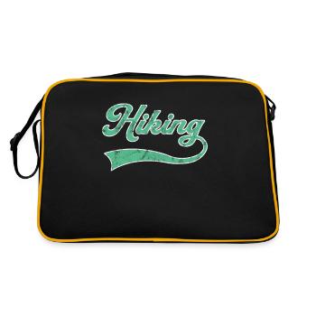 Lettrage de randonnée - Sac Retro - noir/or - Dos