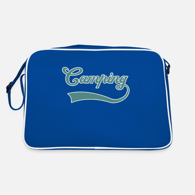 Lettrage de camping Sac Retro