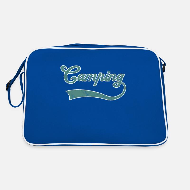 Lettrage de camping Sac Retro
