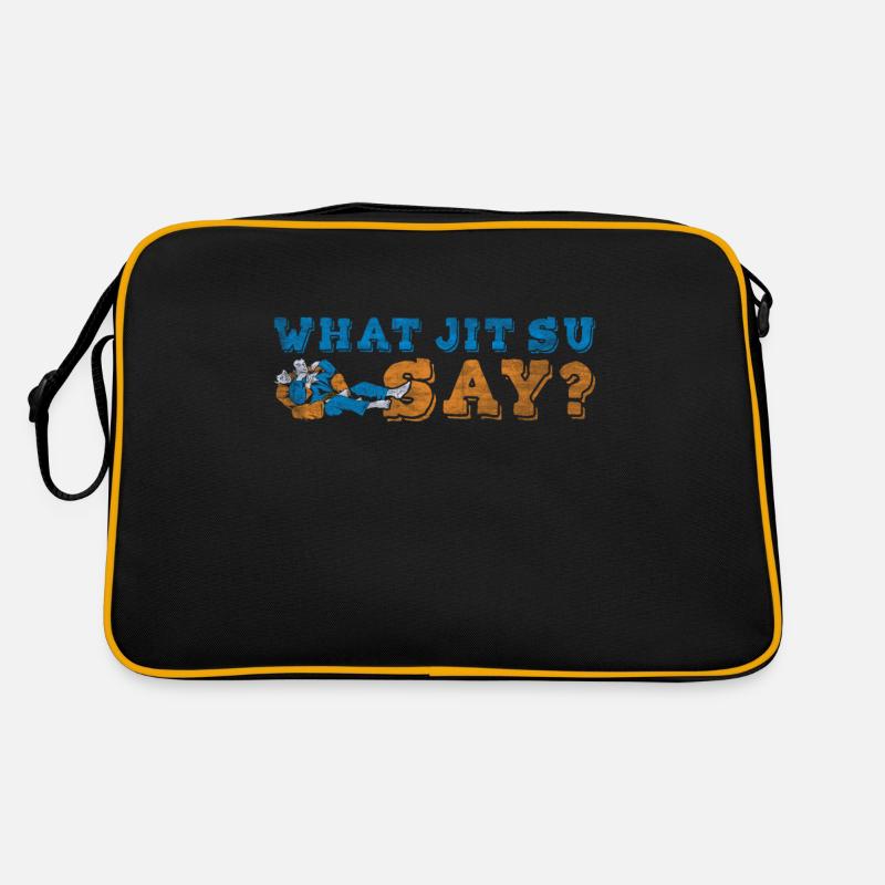 What Jit Su Say | Funny Jiu Jitsu Retro Tasche