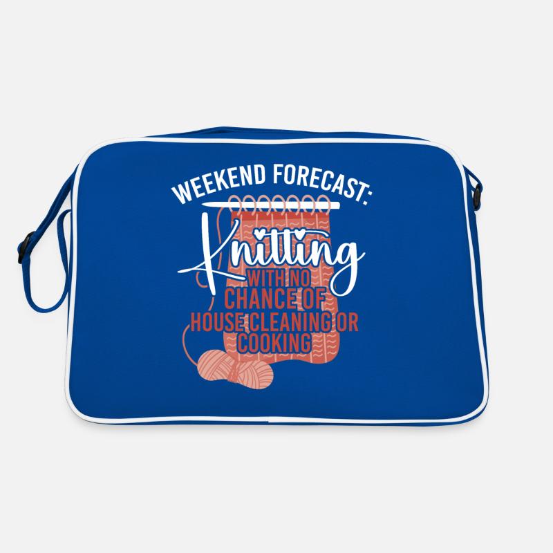 Knitting Knitter Weekend Forecast: Retro Tasche