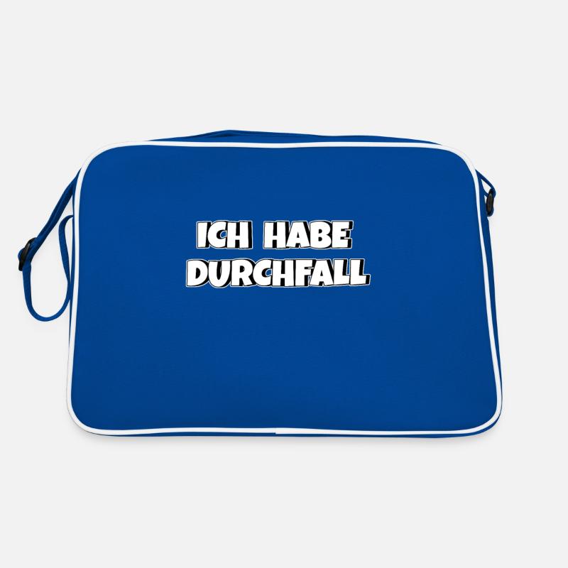 Ich habe Durchfall Retro Tasche