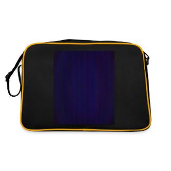 Cassette Futurism Retro Futurism Vaporwave - Retro Tasche - Schwarz/Gold - Hinten