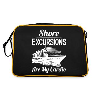 Funny Cruising Cruise Ship Cruise Ship - Retro Bag - black/gold - Back