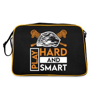 Lacrosse LAX Club Team Players Coaches Fans Coach - Sac Retro - noir/or - Dos