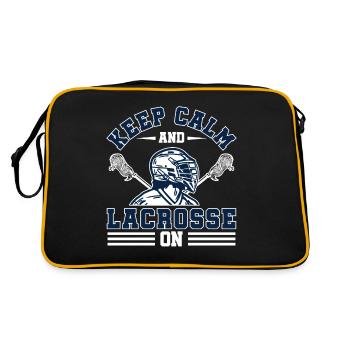 Lacrosse LAX Club Team Players Coaches Fans Coach - Sac Retro - noir/or - Dos