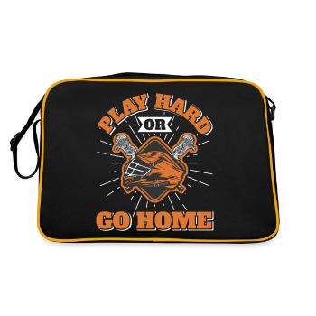Lacrosse LAX Club Team Players Coaches Fans Coach - Sac Retro - noir/or - Dos