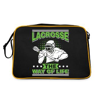 Lacrosse LAX Club Team Players Coaches Fans Coach - Sac Retro - noir/or - Dos