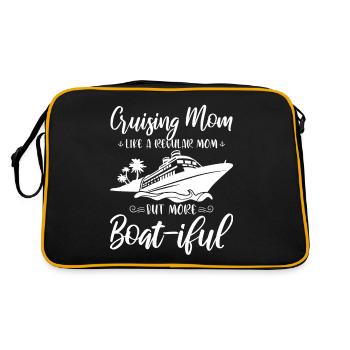 Drôle de croisière Maman Croiseur Bateau de croisière - Sac Retro - noir/or - Dos