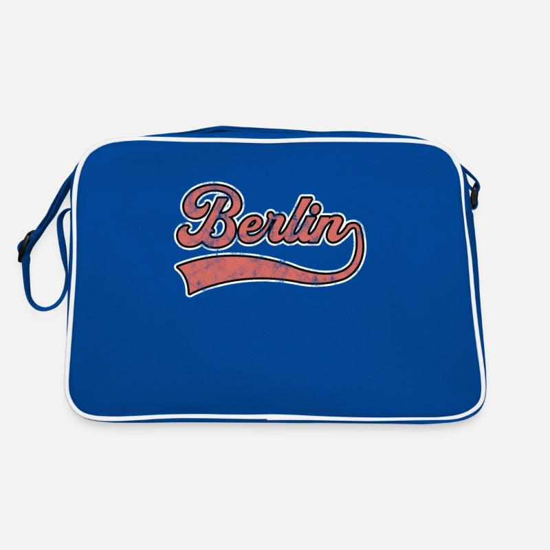 Berlin lettering Retro Bag