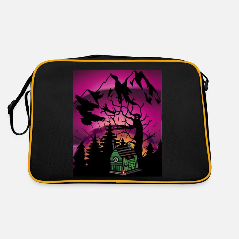 Horizont Waldbewohner Kinder Märchen Märchenfigur Retro Tasche