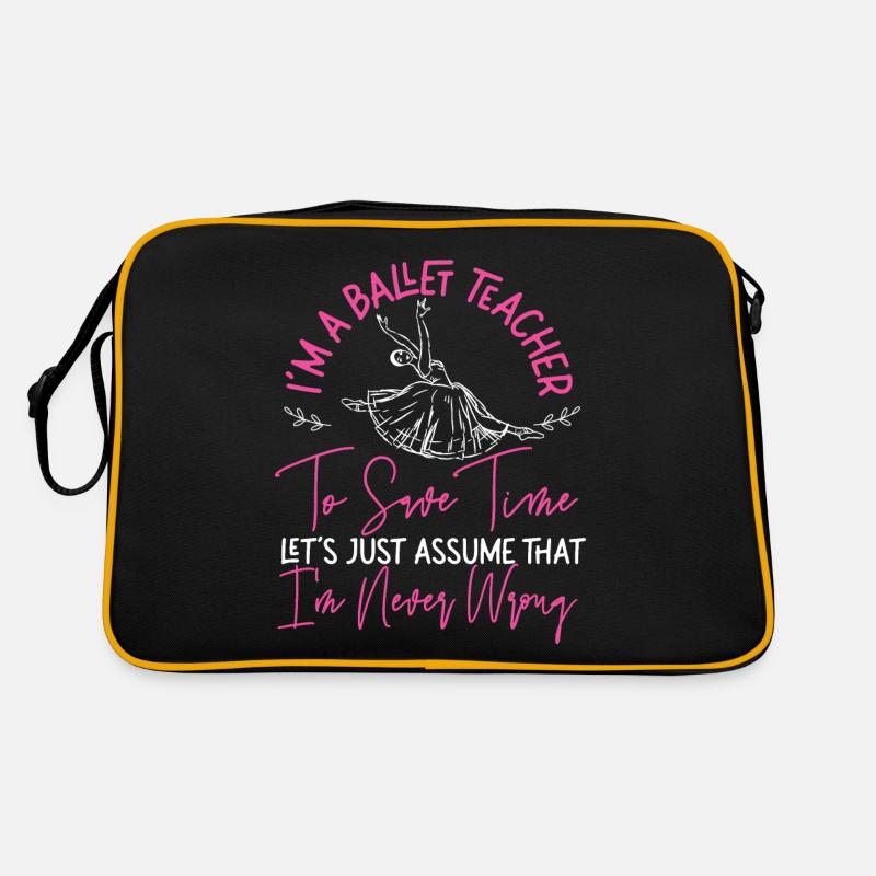 Ballet Danseuse Danse Ballerine Sac Retro