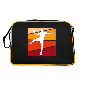 Handball Rétro - Sac Retro - noir/or - Dos