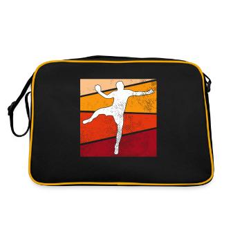 Handball Rétro - Sac Retro - noir/or - Dos
