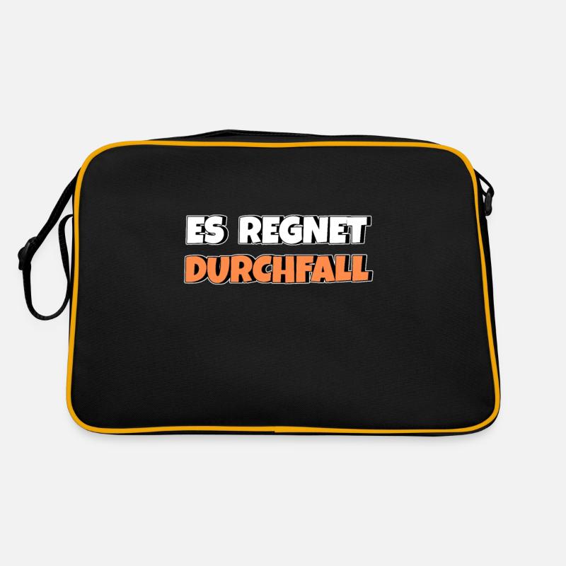 Es regnet Durchfall Retro Tasche