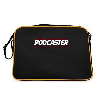 Podcaster Podcast host - Retro Bag - black/gold - Back
