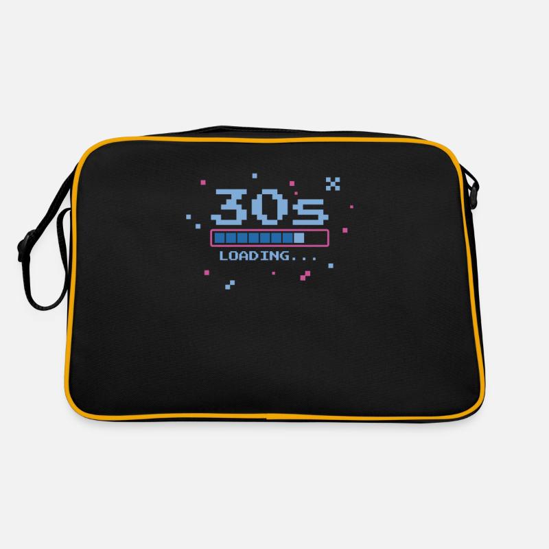 30th Birthday Thirty Years 30s Loading Bar Gaming Retro Bag