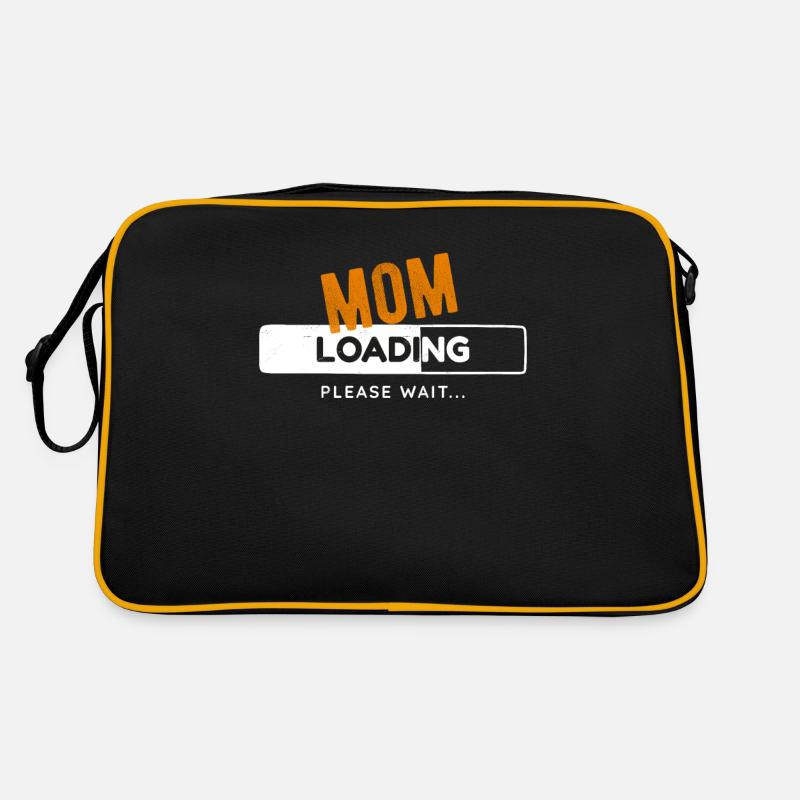 Mom Loading Loading Bar Gaming Gambler Mother Retro Bag
